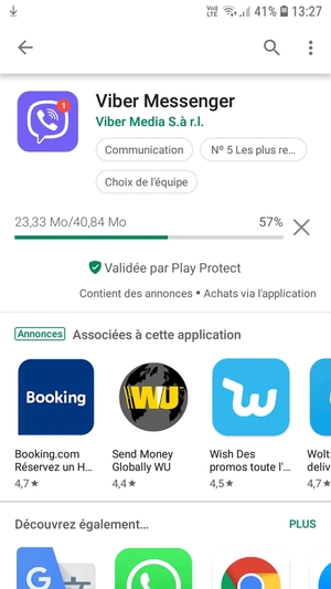Veuillez attendre la fin de la procédure d'installation