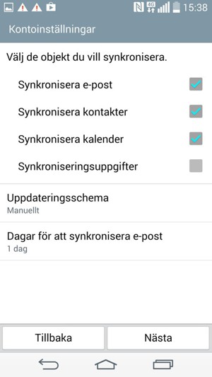 Välj Nästa