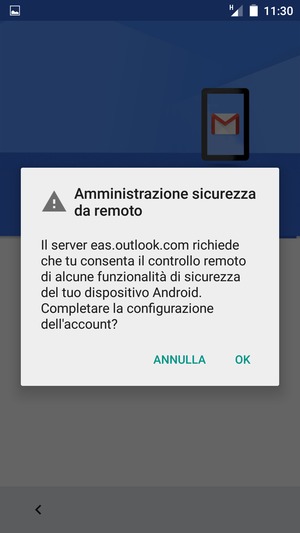 Seleziona OK