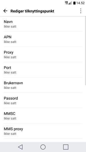 Skriv inn MMS-informasjon