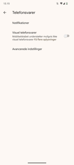 Vælg Avancerede indstillinger