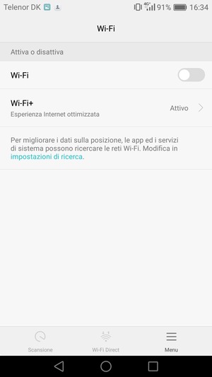 Attiva Wi-Fi