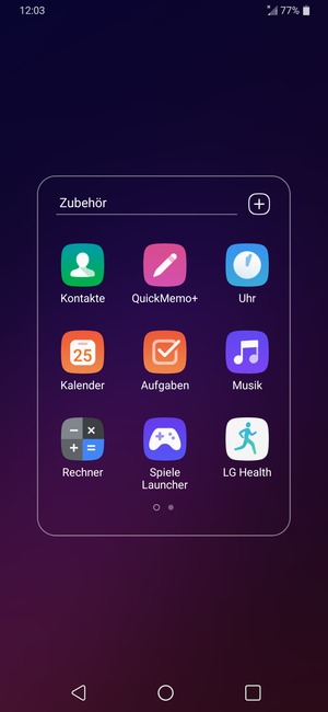 Streifen Sie nach links