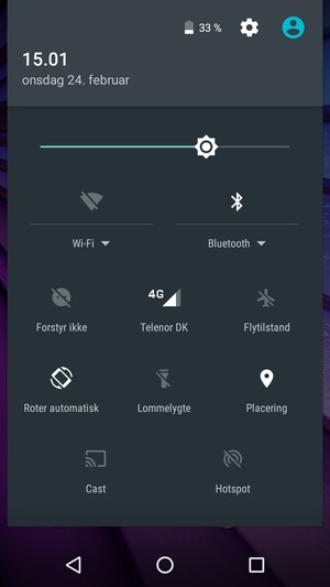 Slå Bluetooth fra