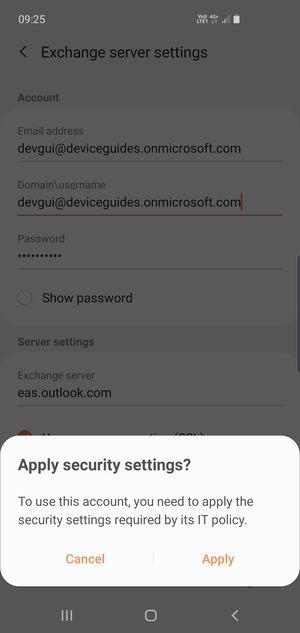 Select Apply