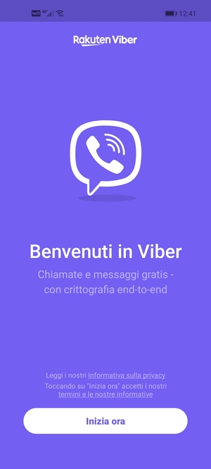L'app è pronta per l'uso