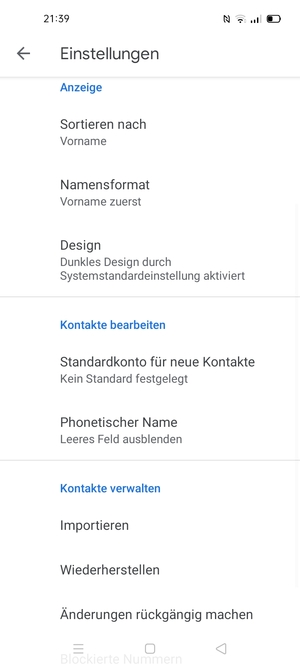 Wählen Sie Importieren