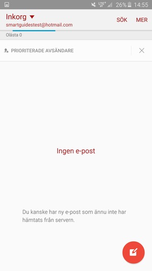 Din Hotmail är klar att användas