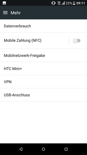 Wählen Sie Mobilnetzwerk-Freigabe