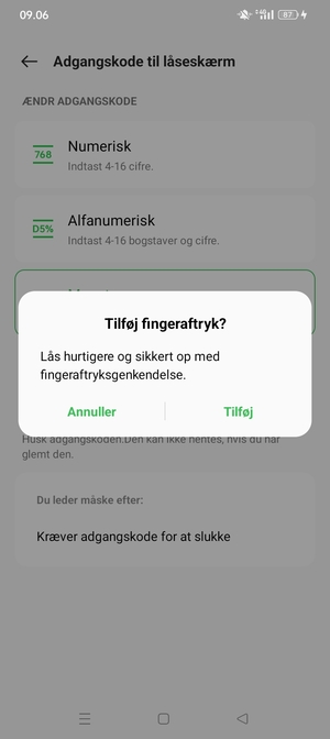 Vælg din foretrukne mulighed