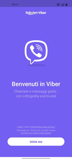 L'app è pronta per l'uso