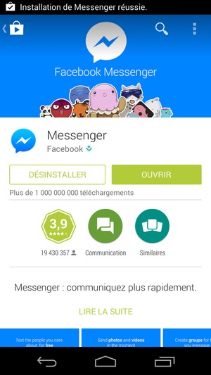 Sélectionnez OUVRIR
