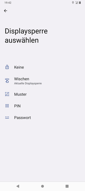 Wählen Sie Muster