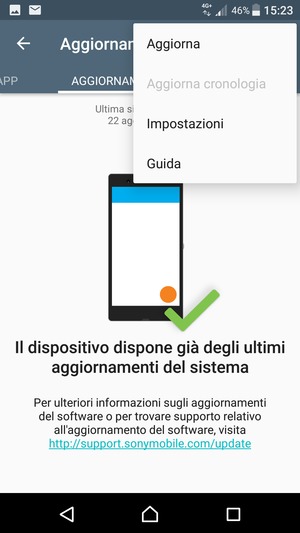 Seleziona Aggiorna