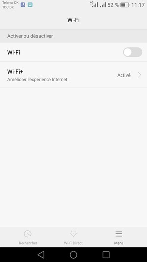 Activer le Wi-Fi