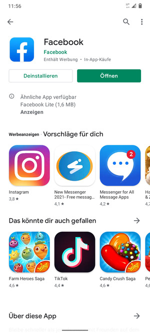 Wählen Sie Öffnen
