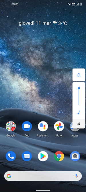 Continua a premere per abbassare il volume fino al livello desiderato