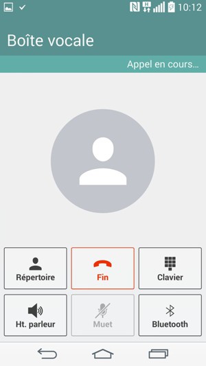 Si votre messagerie vocale appelle comme sur cet écran, votre téléphone est configuré correctement.