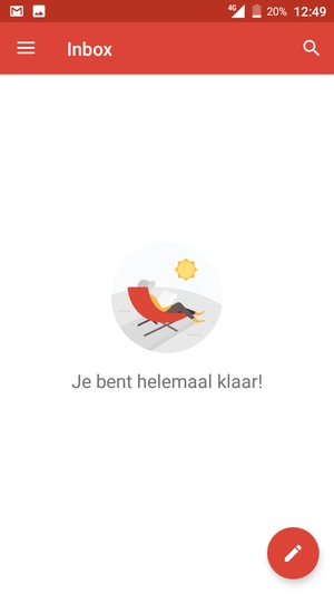 Uw account is klaar voor gebruik