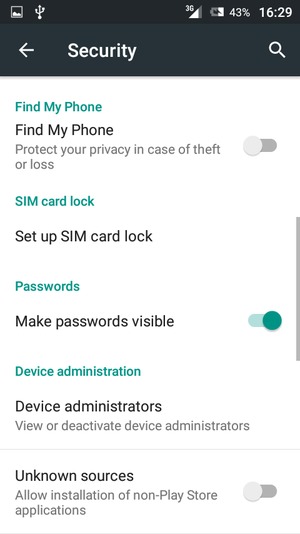 Select Set up SIM card lock