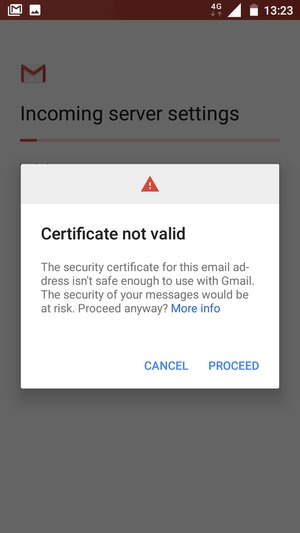 Select PROCEED
