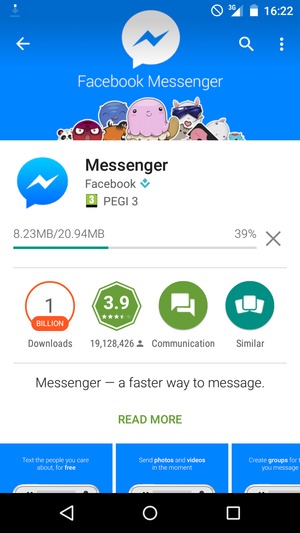Wait for the installation process to finish