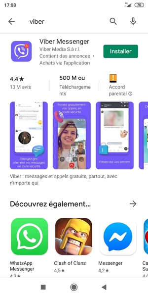 Sélectionnez l'appli