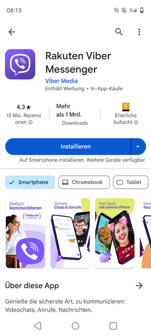 Wählen Sie Installieren