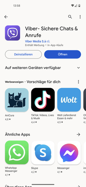 Wählen Sie Öffnen