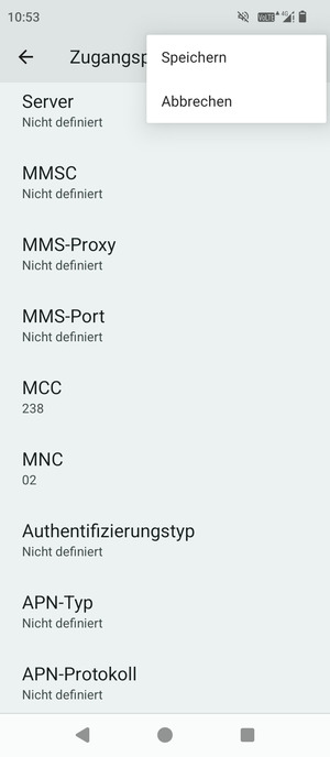 Wählen Sie Speichern