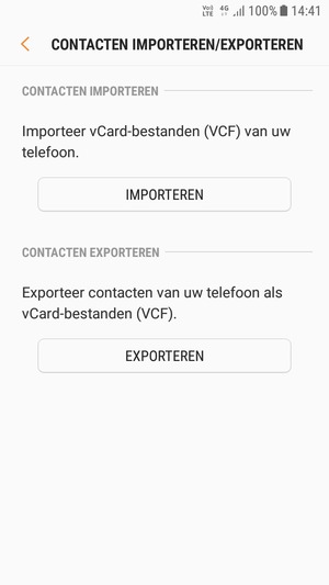 Selecteer IMPORTEREN