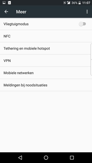 Selecteer Tethering en mobiele hotspot