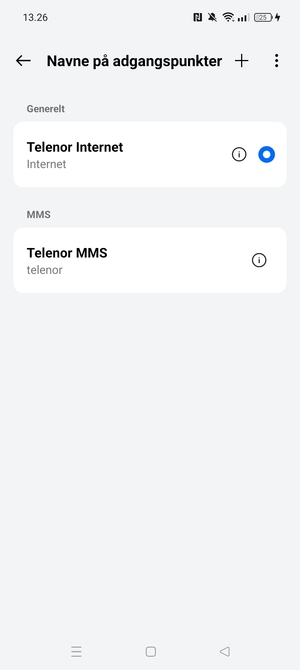 Vælg Menu-knappen