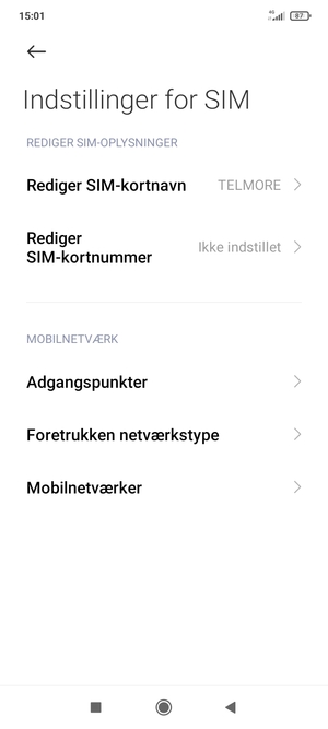 Vælg Adgangspunkter