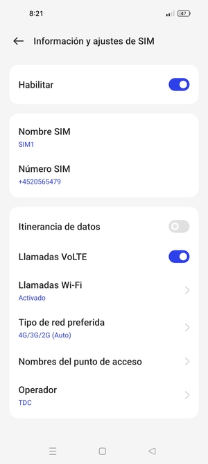 Seleccione Nombres del punto de acceso