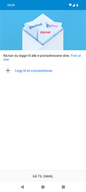 Velg Legg til en e-postadresse