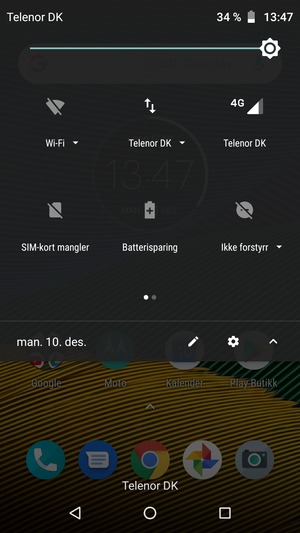 Slå Batterisparing på