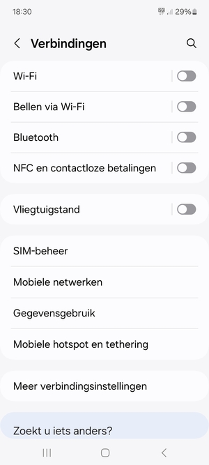Selecteer Wi-Fi