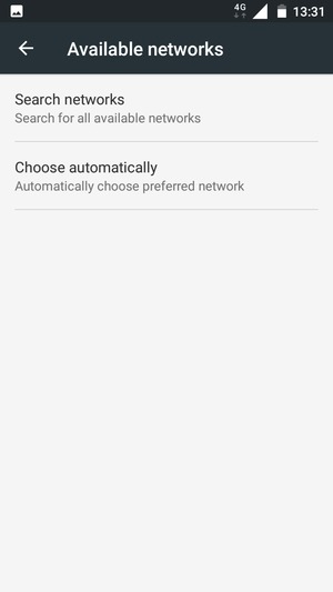 Select Search networks
