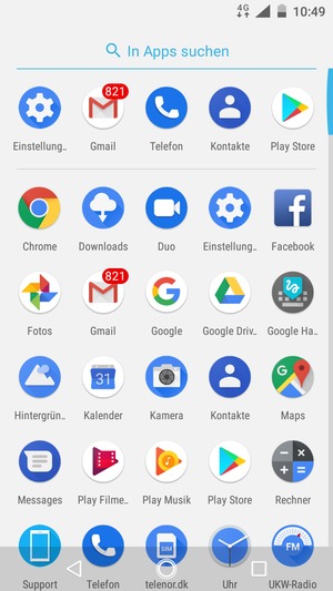 Wählen Sie Einstellungen