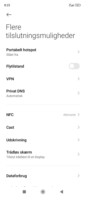 Vælg Portabelt hotspot