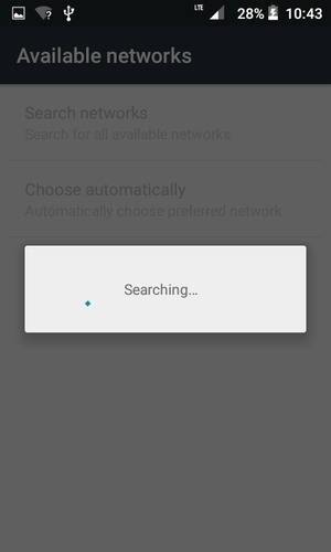 Wait for the search to finish