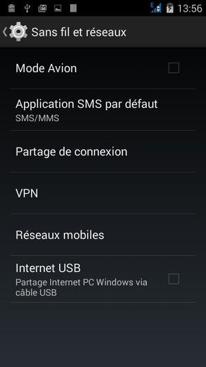 Sélectionnez Réseaux mobiles
