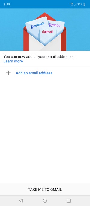 Select Add an email address