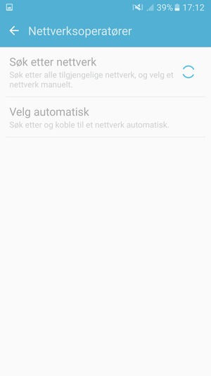 Vent til søket til ferdig