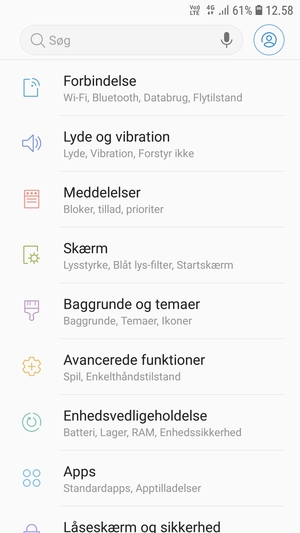 Vælg Forbindelse