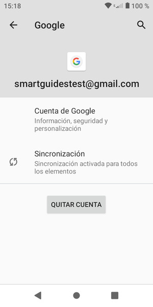 Seleccione Sincronización