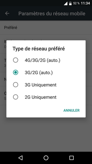 Sélectionnez votre option préférée
