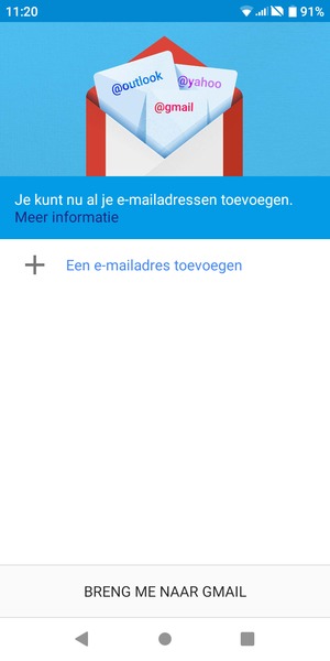 Selecteer Een e-mailadres toevoegen
