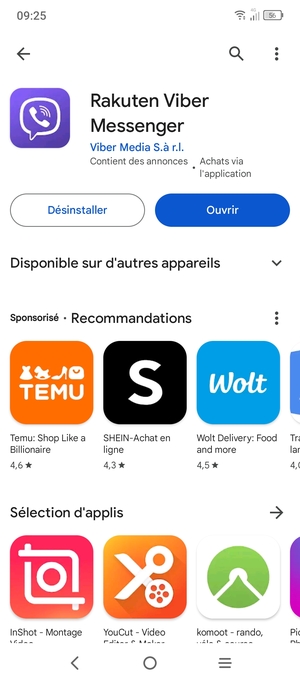 Sélectionnez Ouvrir